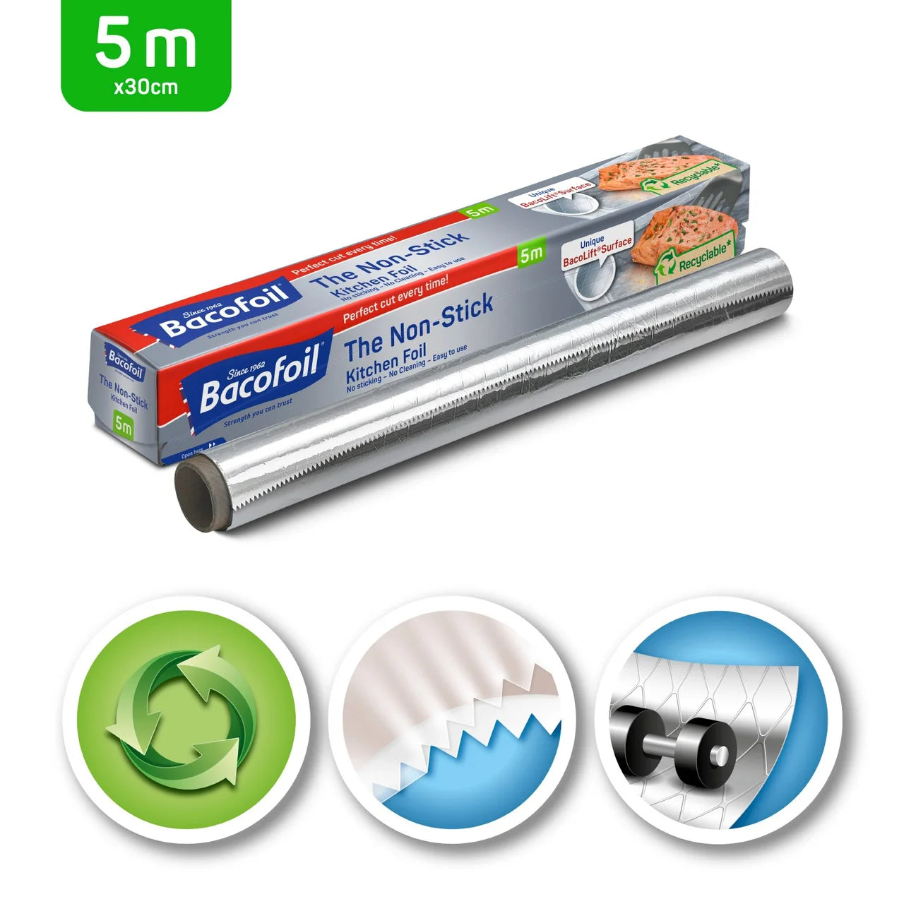 Bacofoil Non-Stick Foil 5m