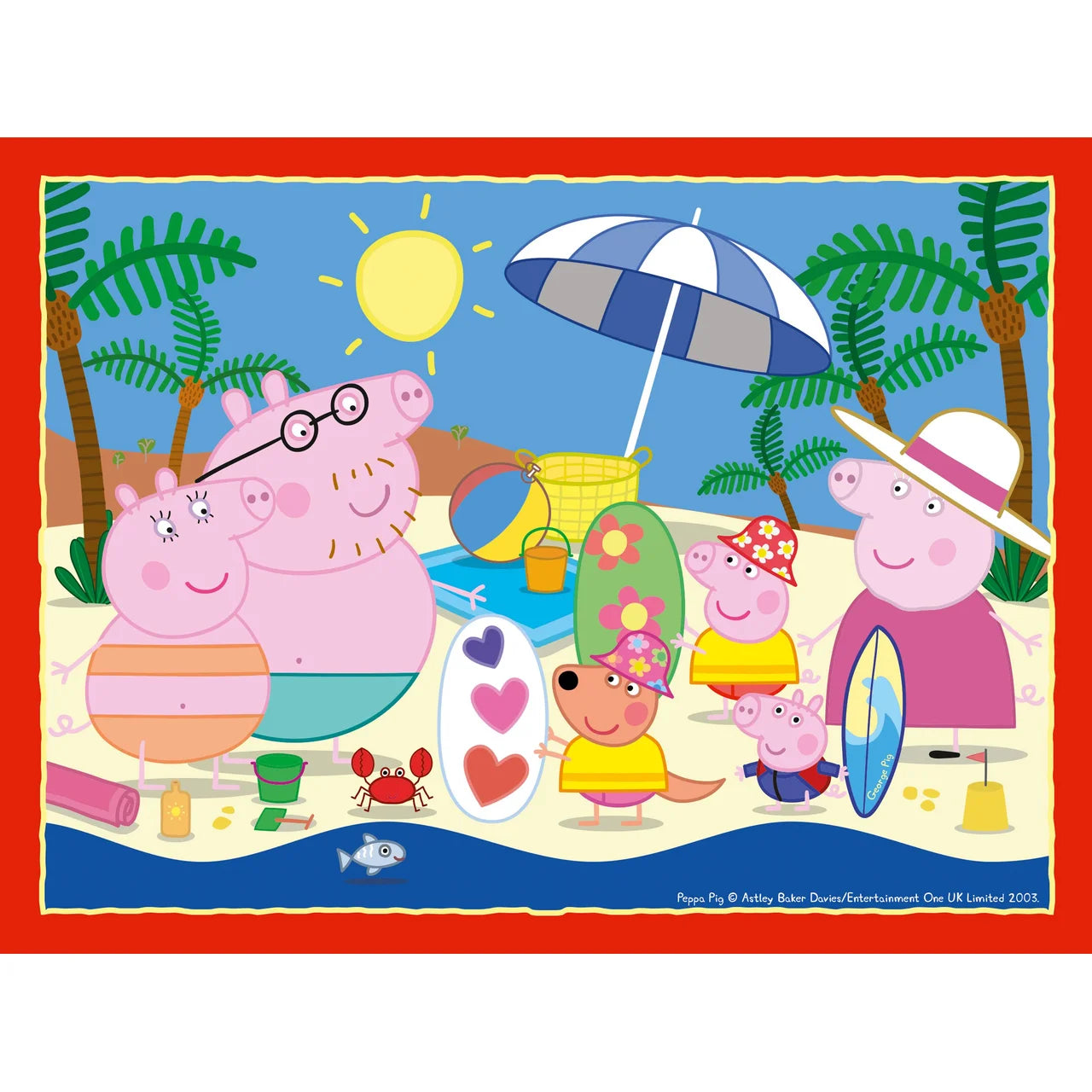 Peppa Pig 4 in a Box Jigsaw Puzzles