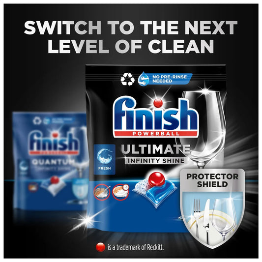 Finish Quantum Infinity Shine Dishwasher Tablets Original 83 per pack