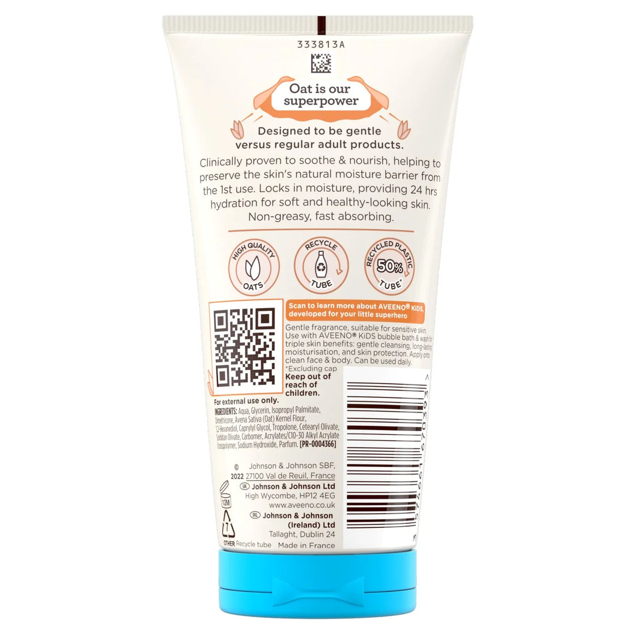 Aveeno Kids Face & Body Moisturising Lotion for Sensitive Skin 150ml