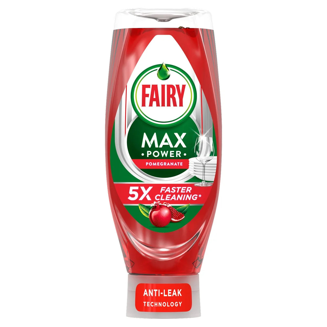 Fairy Max Power Washing Up Liquid Pomegranate 660ml