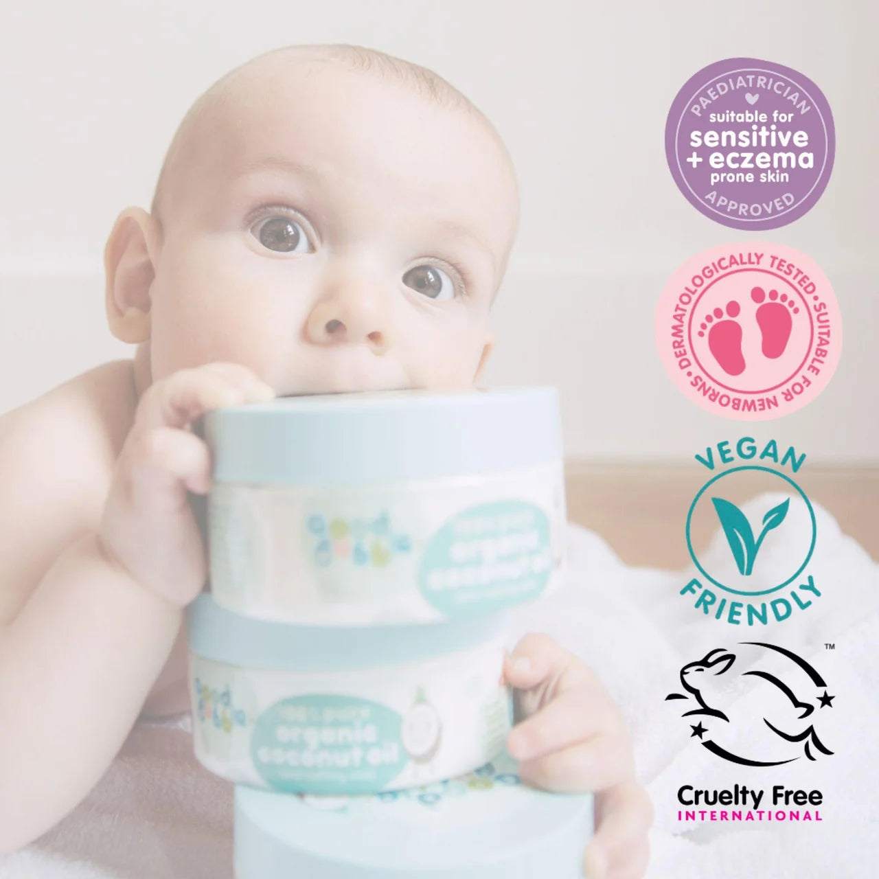 Good Bubble Organic Coconut Oil 185g