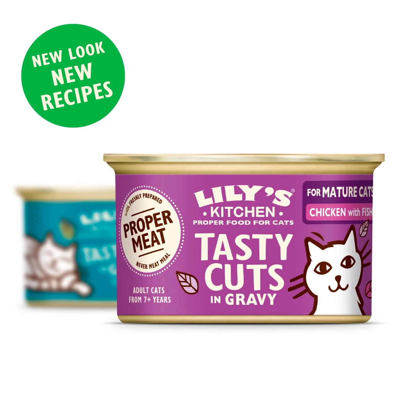 Lily's Kitchen Chicken & Fish Tasty Cuts in Gravy for Mature Cats 85g