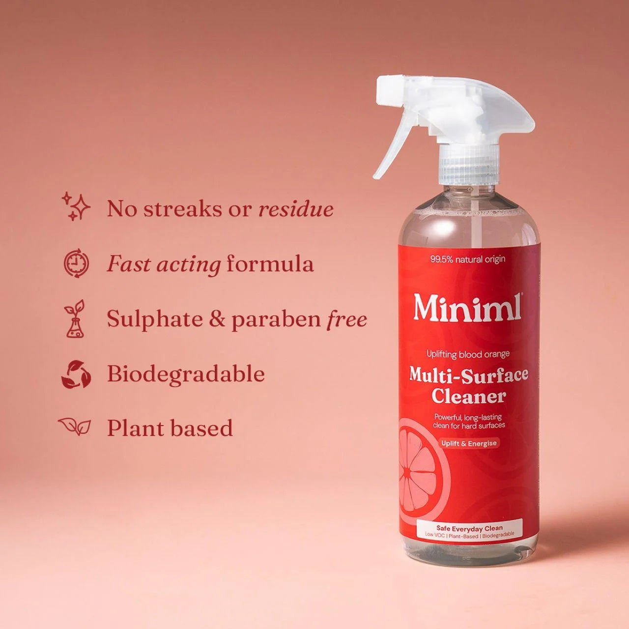 Miniml Multi-Surface Cleaner Blood Orange 750ml