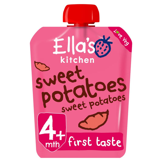 Ella's Kitchen Sweet Potatoes First Tastes Baby Food Pouch 4+ Months 70g