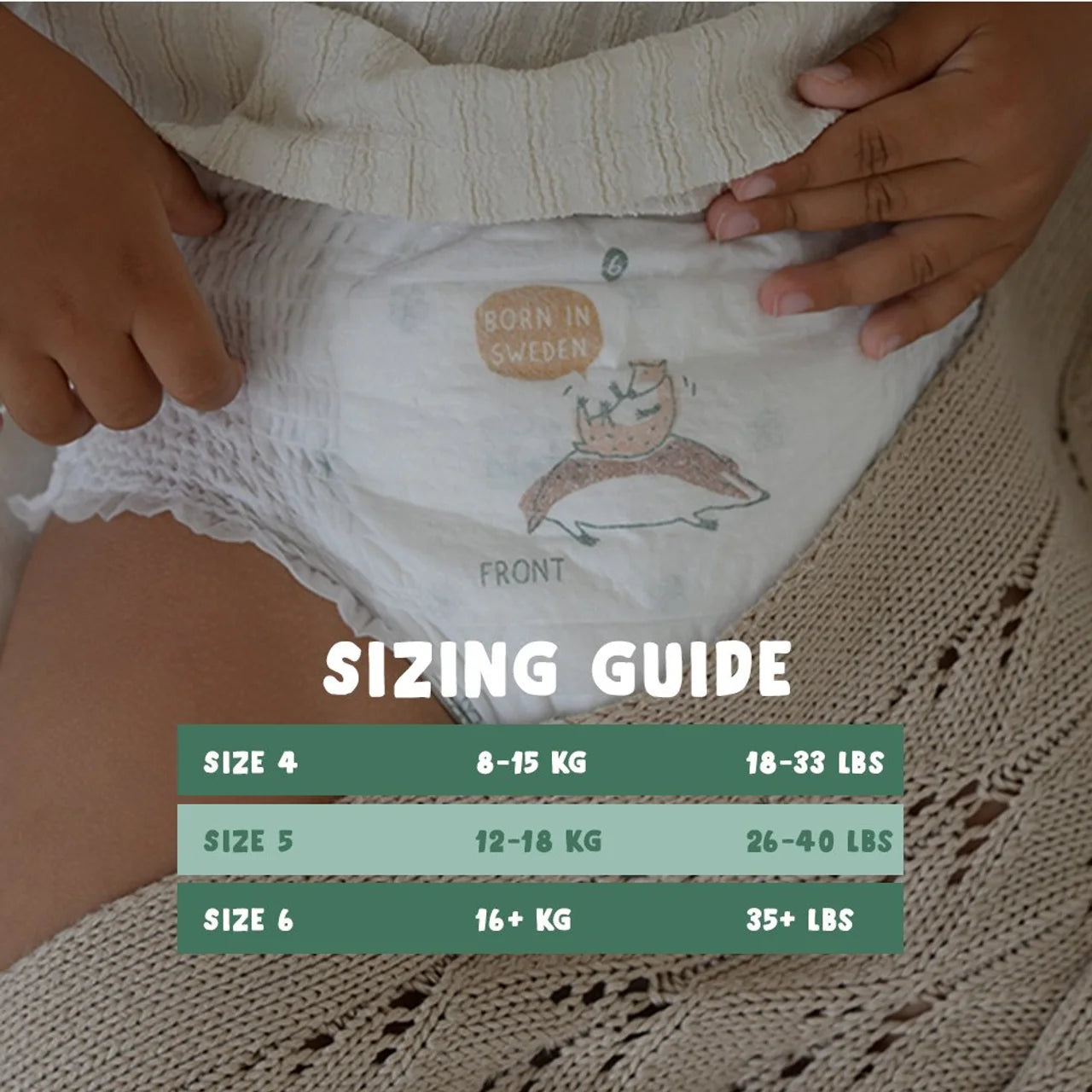 Naty FreeMovers Nappy Pull on Pants Size 5 (12-18kg) 20 per pack