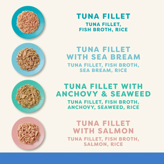 Applaws Natural Wet Cat Food Tuna Fillet Multipack Pouches in Broth 24 x 70g