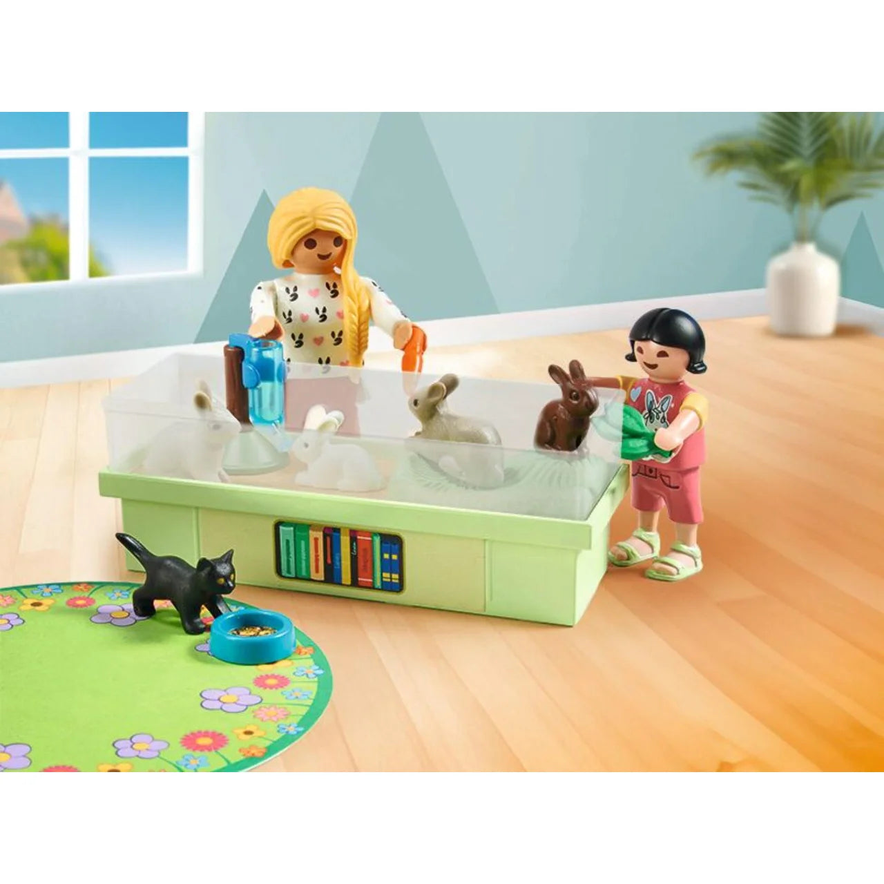 Playmobil 71753 My Life Family with Rabbits Starter Pack