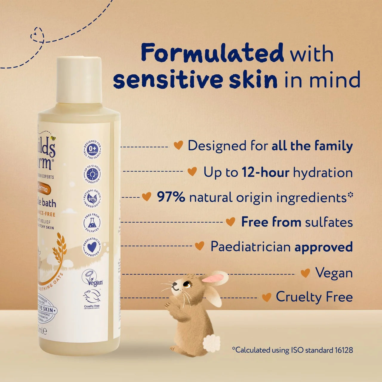 Childs Farm OatDerma Bubble Bath Fragrance-Free 250ml