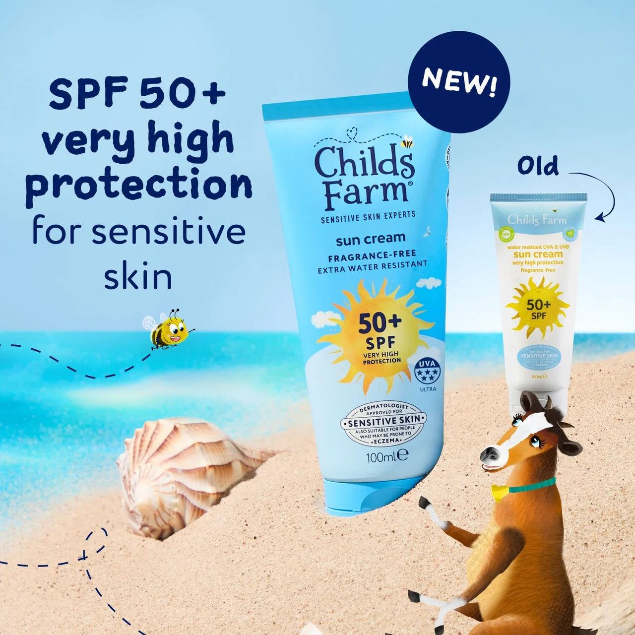 Childs Farm 50+ SPF Sun Cream 100ml