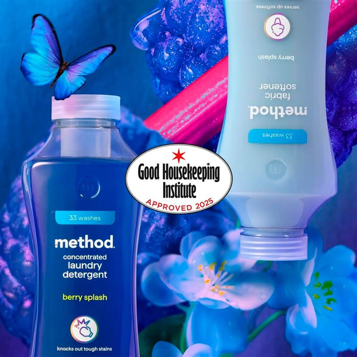Method Concentrated Laundry Liquid Berry 990ml