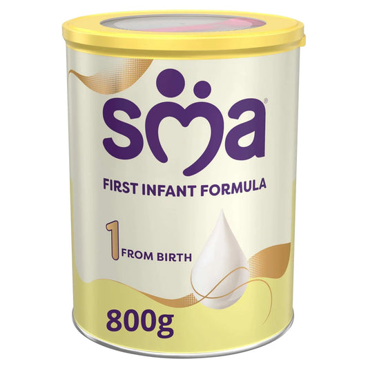 SMA Stage 1 First Infant Baby Milk Formula Powder from birth 800g
