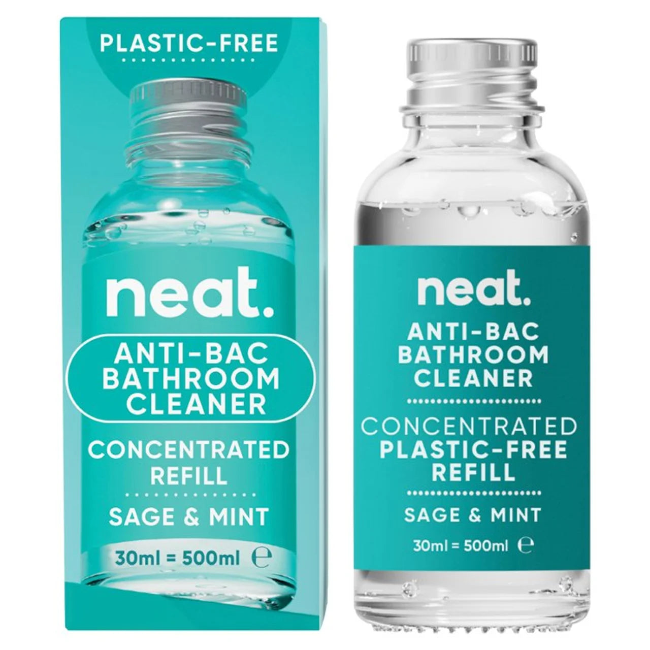 Neat Anti-Bac Bathroom Cleaner Refill Concentrate Sage & Mint 30ml