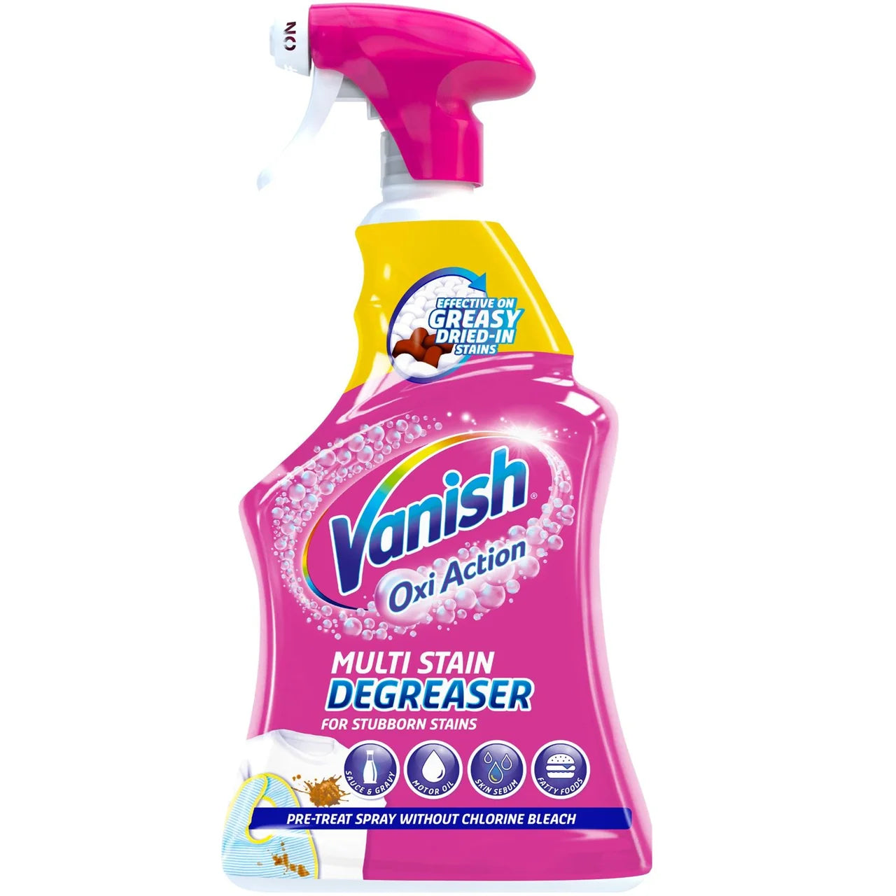 Vanish Oxi Action Fabric Stain Remover Pre-Wash Spray Colours 950ml