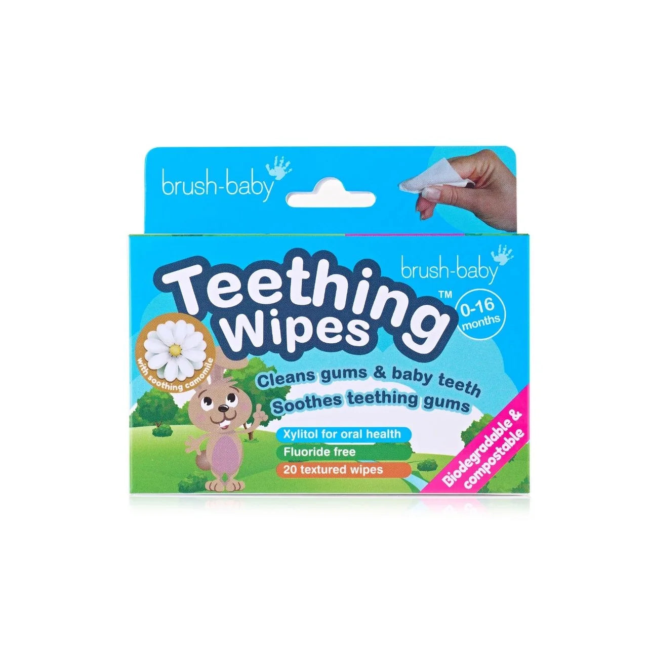 Brush-Baby Teething Wipes , 20 per pack