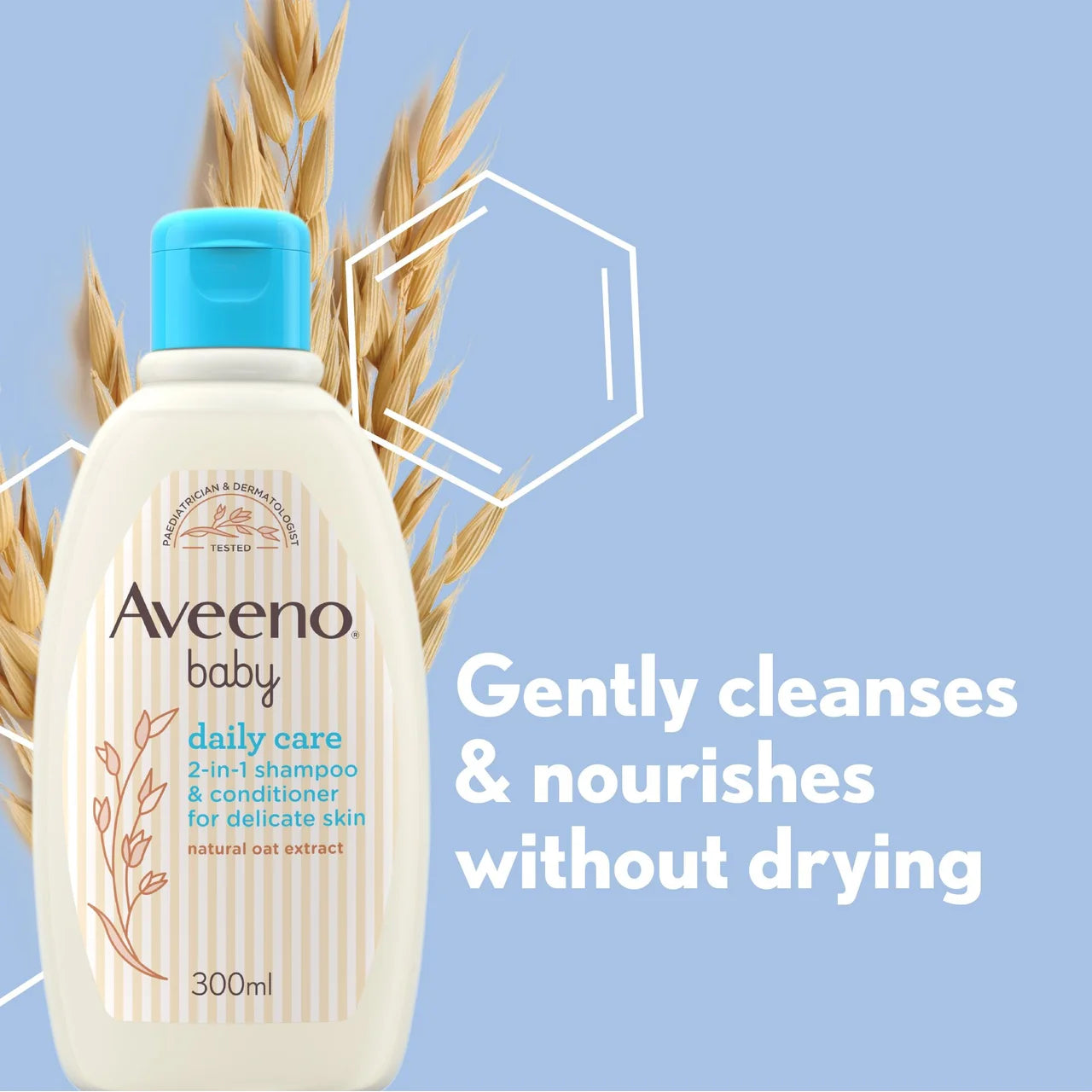 Aveeno Baby Daily Care 2-in-1 Shampoo & Conditioner 250ml