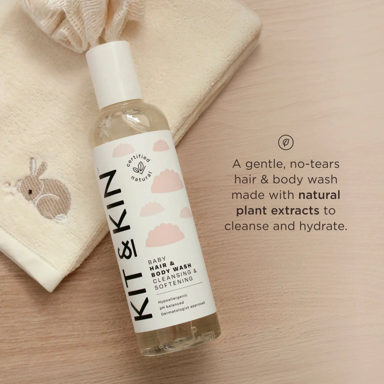 Kit & Kin Natural Hair & Body wash 250ml