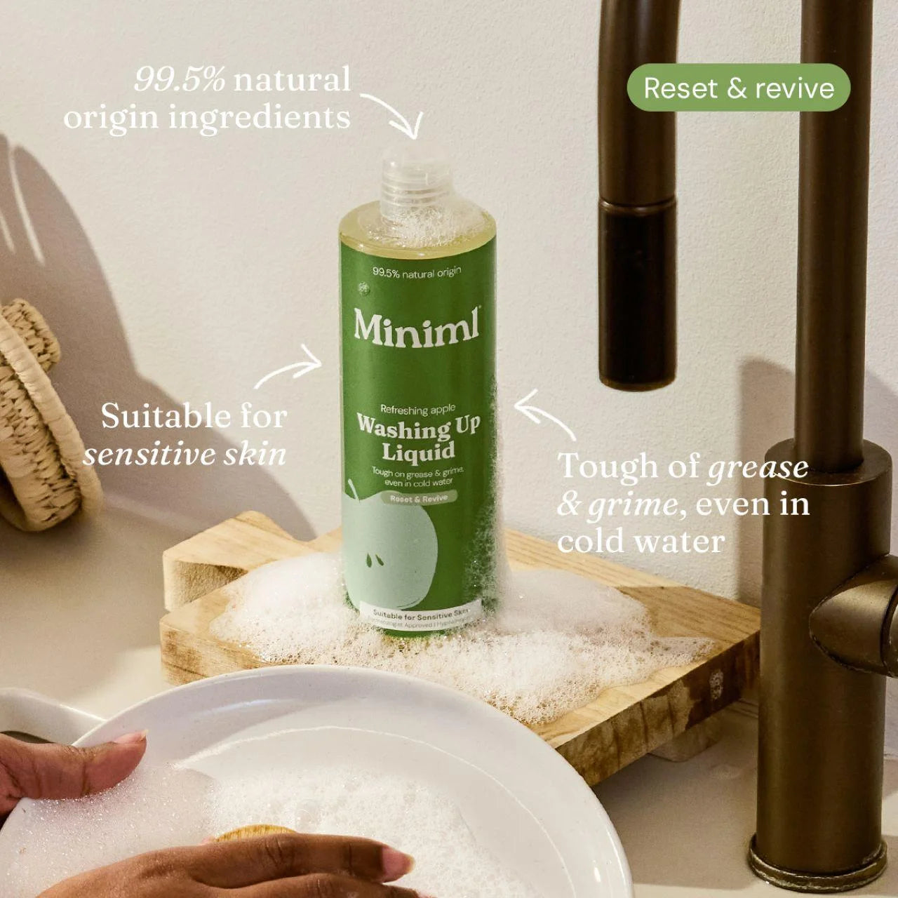 Miniml Washing Up Liquid Apple Orchard 400ml