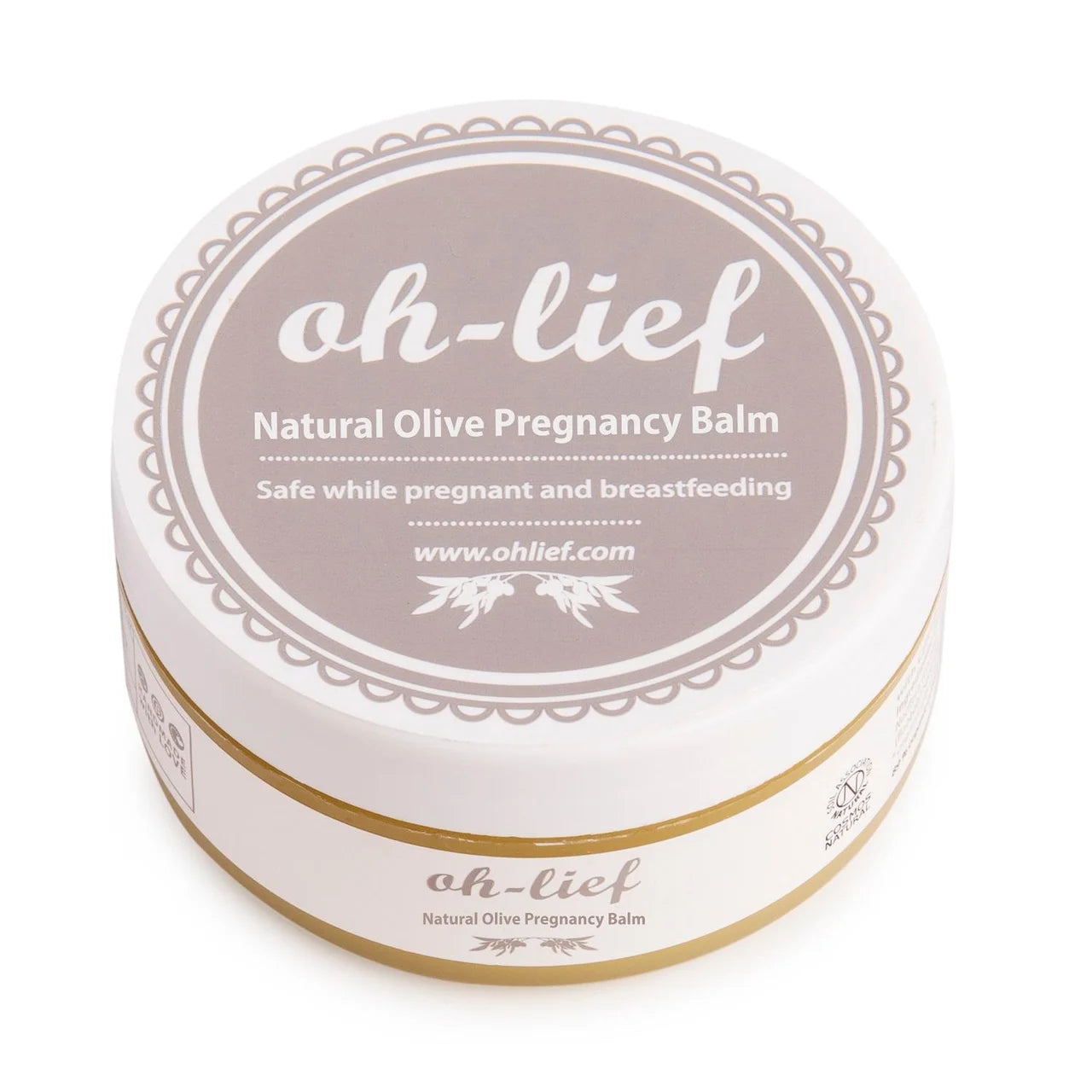 Oh Lief Natural Olive Pregnancy & Maternity Nipple & Stretch Mark Balm 110g