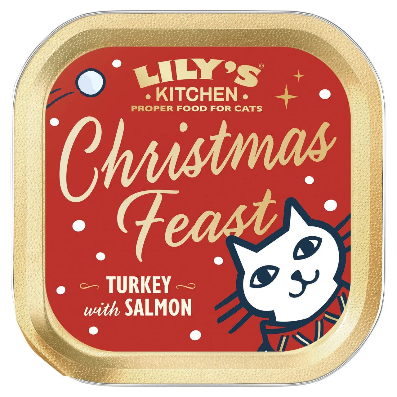Lily's Kitchen Cat Christmas Turkey and Salmon Feast 85g