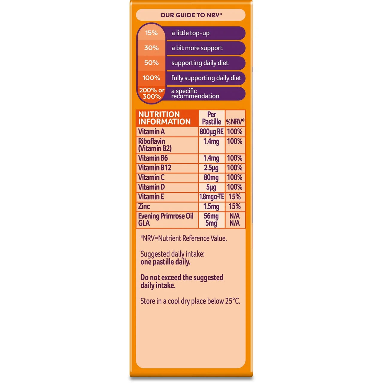 Bassetts Orange & Passion Fruit Multivitamins 12-18yrs 30 per pack