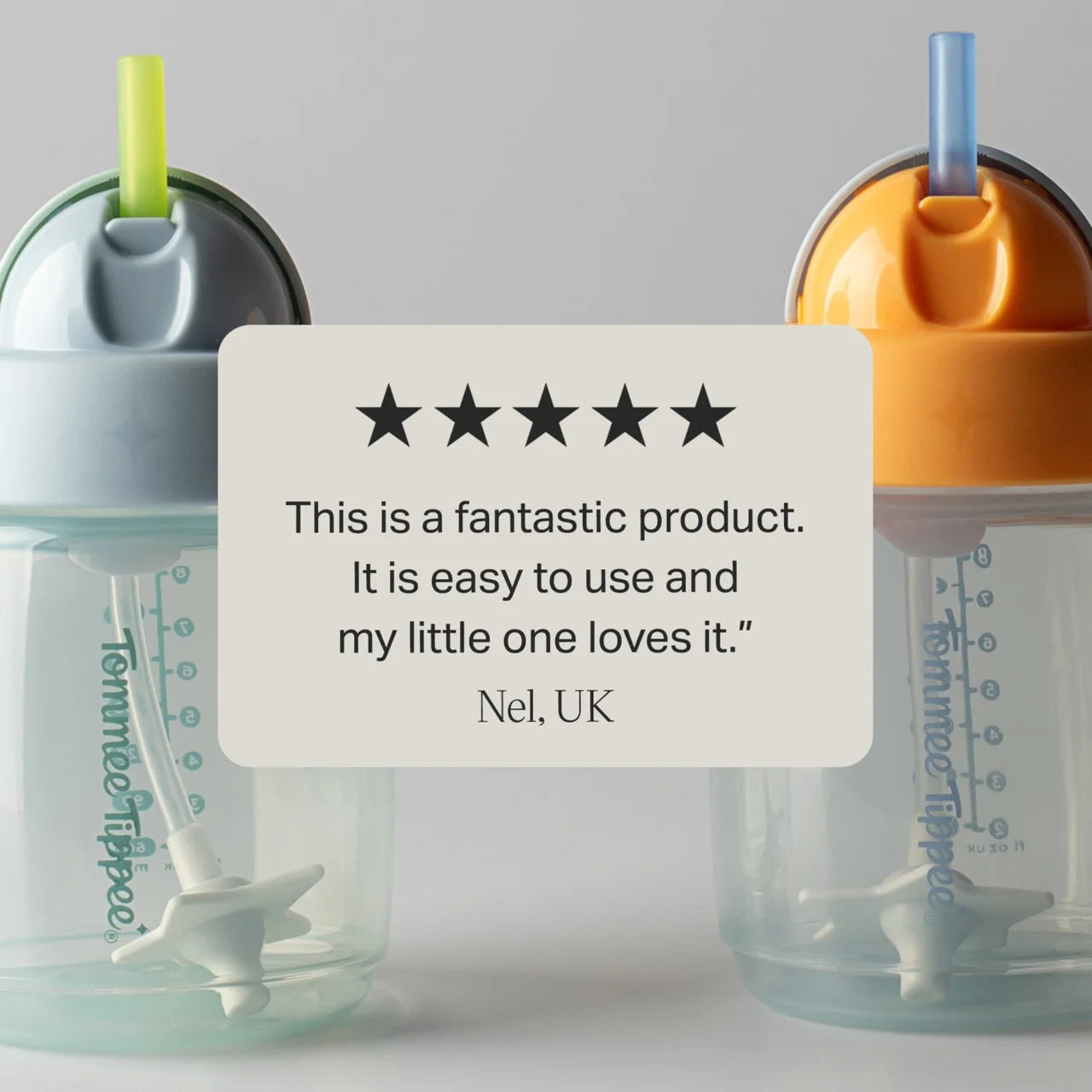 Tommee Tippee trainer straw cup 2 per pack