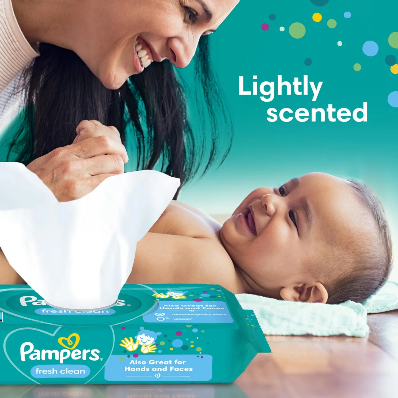 Pampers Baby Wipes Scented 12 x 52 per pack