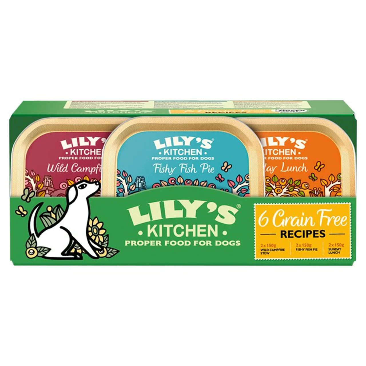 Lily's Kitchen Dog Grain Free Dinners Multipack 6x150g