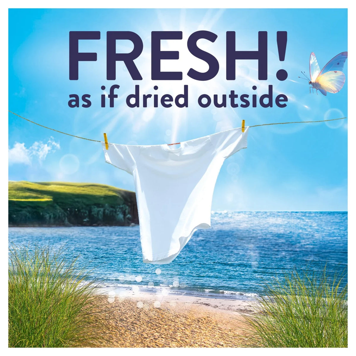 Lenor Outdoorable Fabric Conditioner Sea Breeze Stroll 60 Washes 840ml