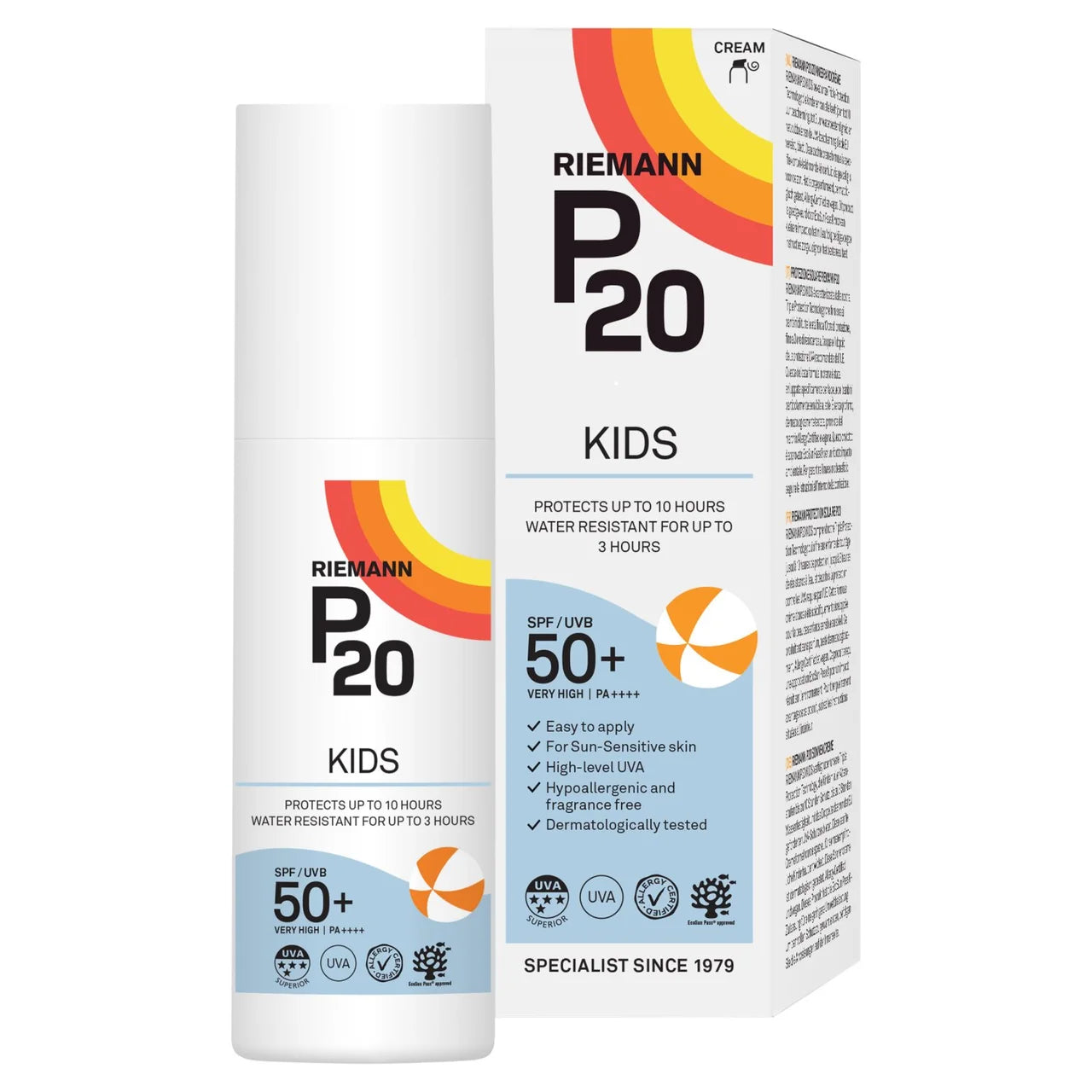 P20 Kids Sun Cream SPF 50+ , 100ml
