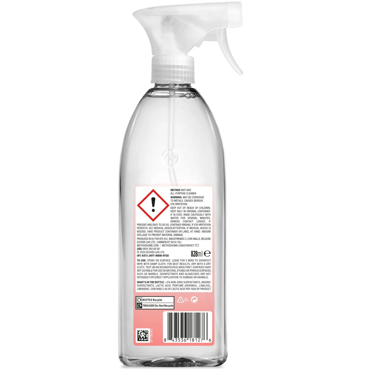 Method Antibacterial All Purpose Cleaner Peach Blossom 828ml