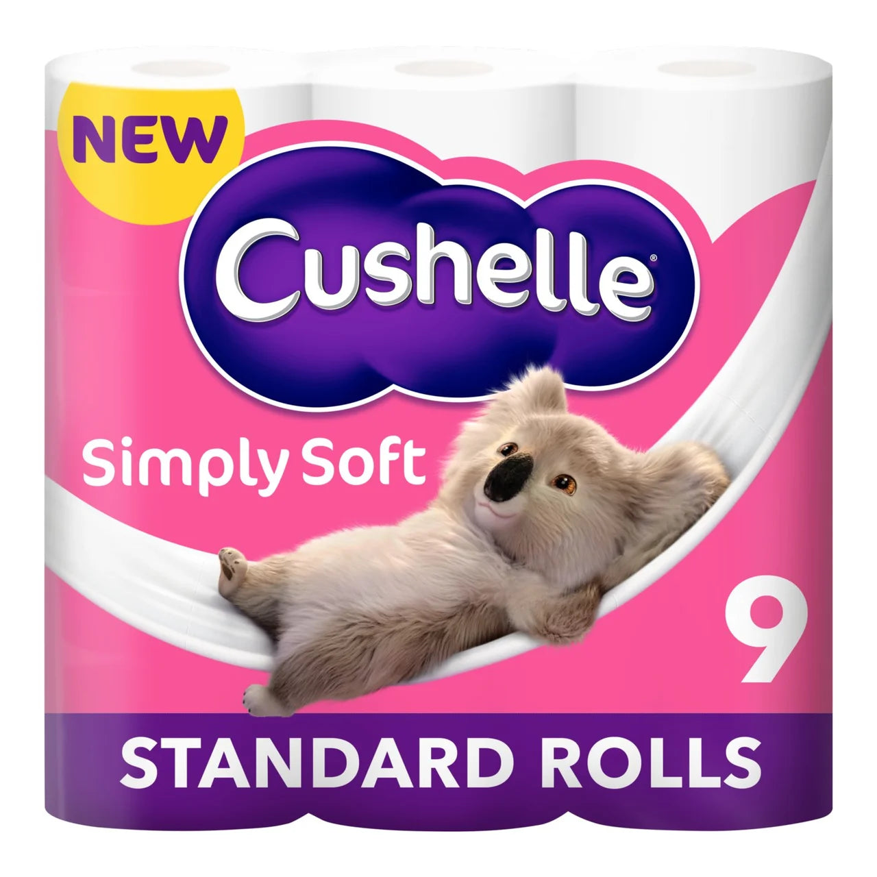Cushelle Simply Soft Toilet Roll 9 per pack