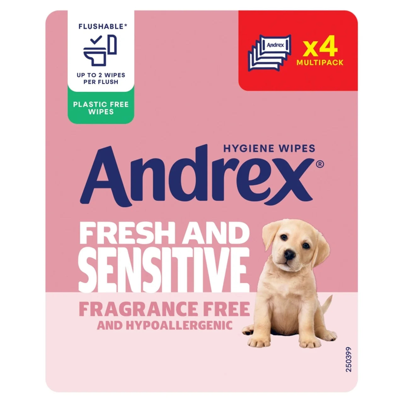 Andrex Hygiene Wipes Fresh and Sensitive 4 x 30 per pack