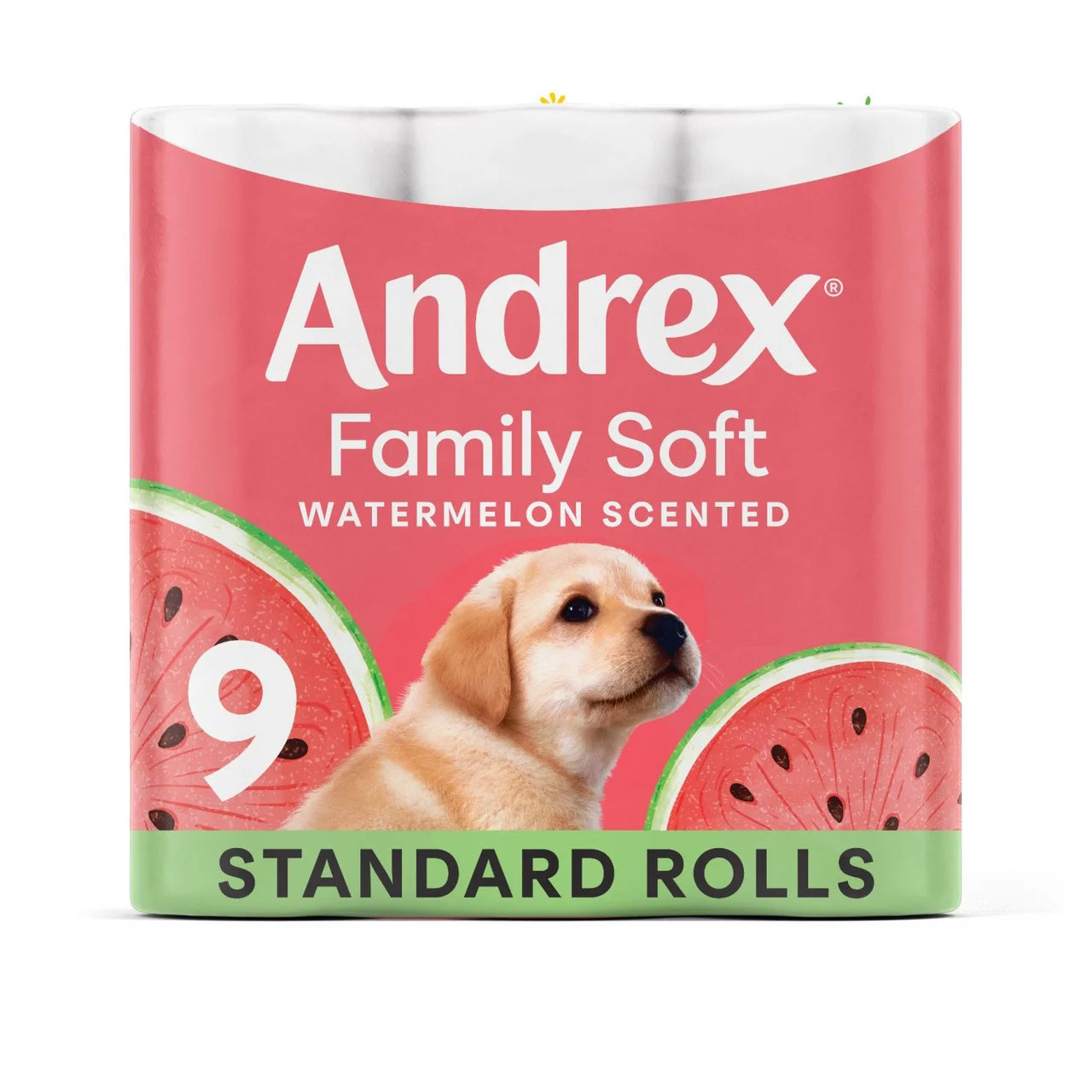 Andrex Family Soft Watermelon Toilet Roll 9 per pack