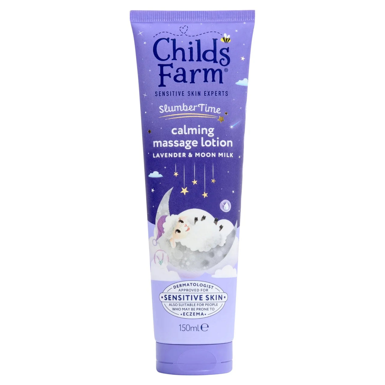 Childs Farm SlumberTime Calming Massage Lotion, Lavender & Moon Milk 150ml