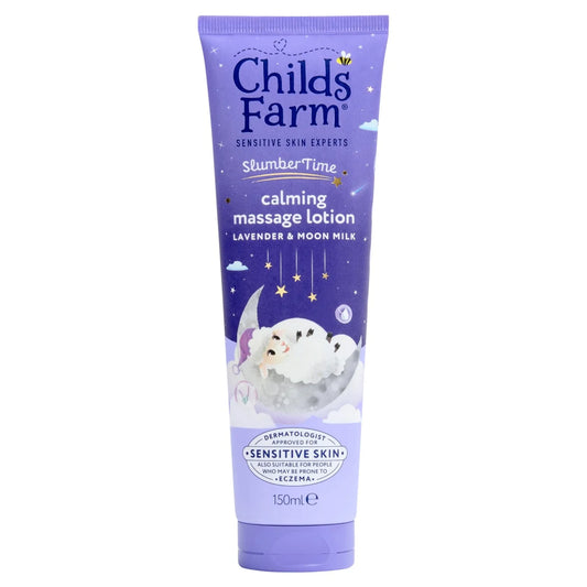 Childs Farm SlumberTime Calming Massage Lotion, Lavender & Moon Milk 150ml