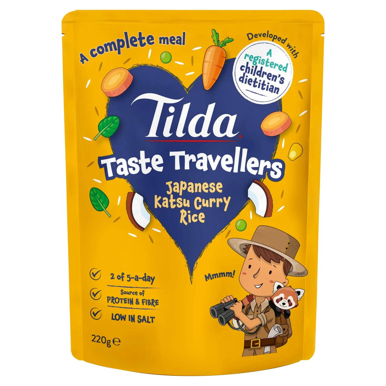 Tilda Kids Taste Travellers Japanese Katsu Curry Rice 220g