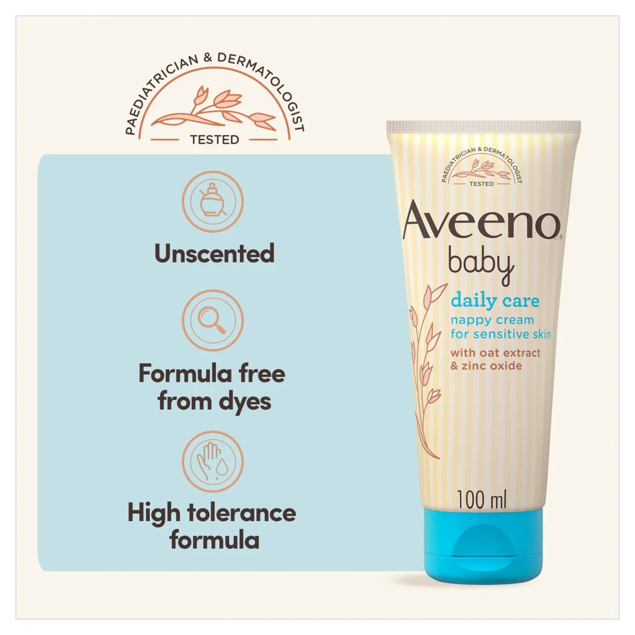Aveeno Baby Nappy Cream 100ml