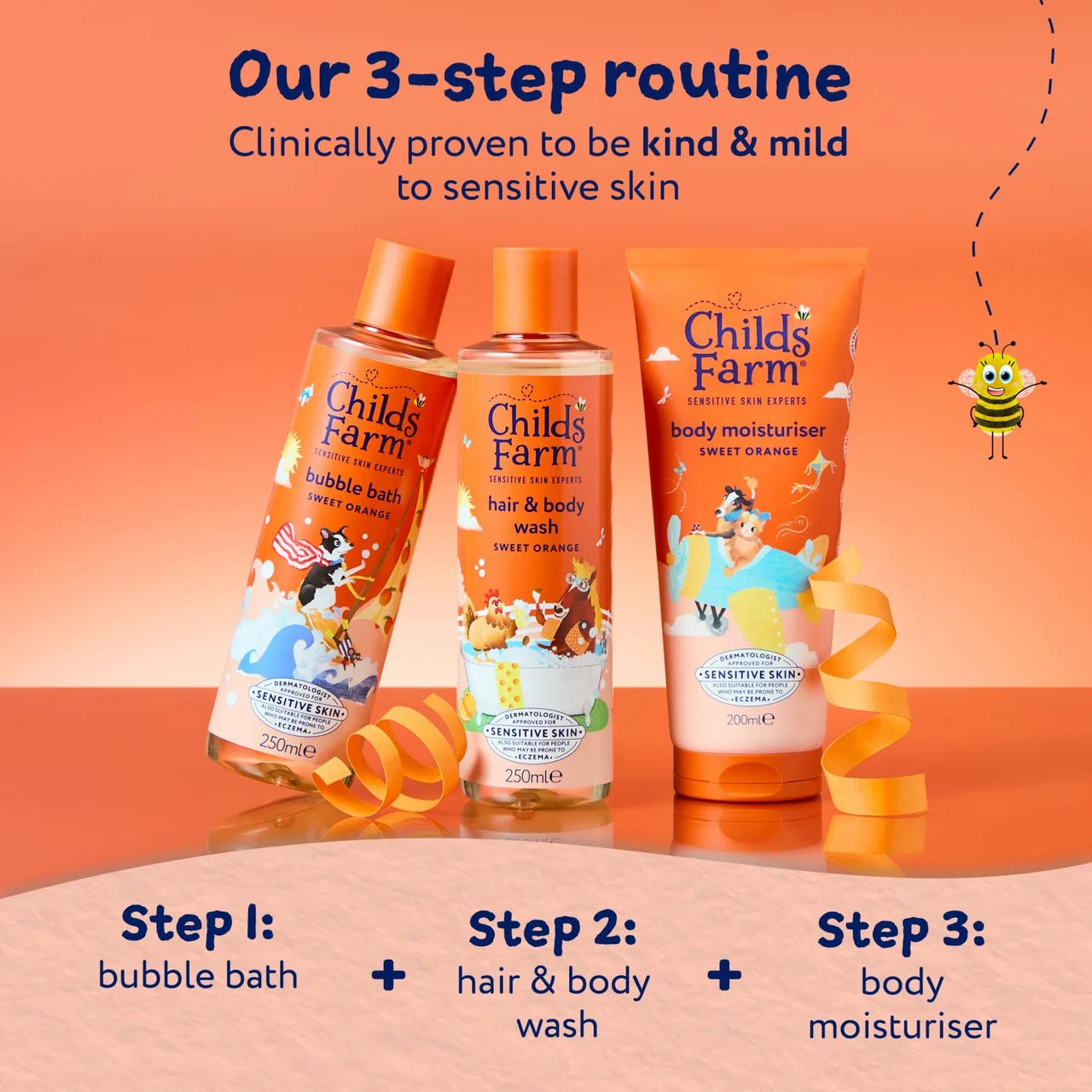 Childs Farm Bubble Bath Sweet Orange 500ml
