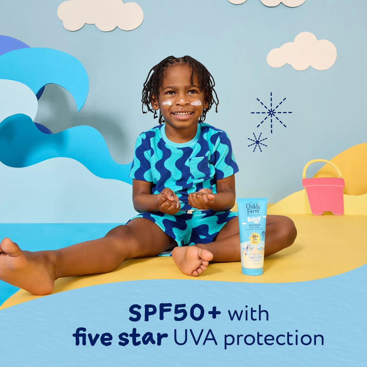 Childs Farm Bluey SPF50+ Sun Cream 200ml