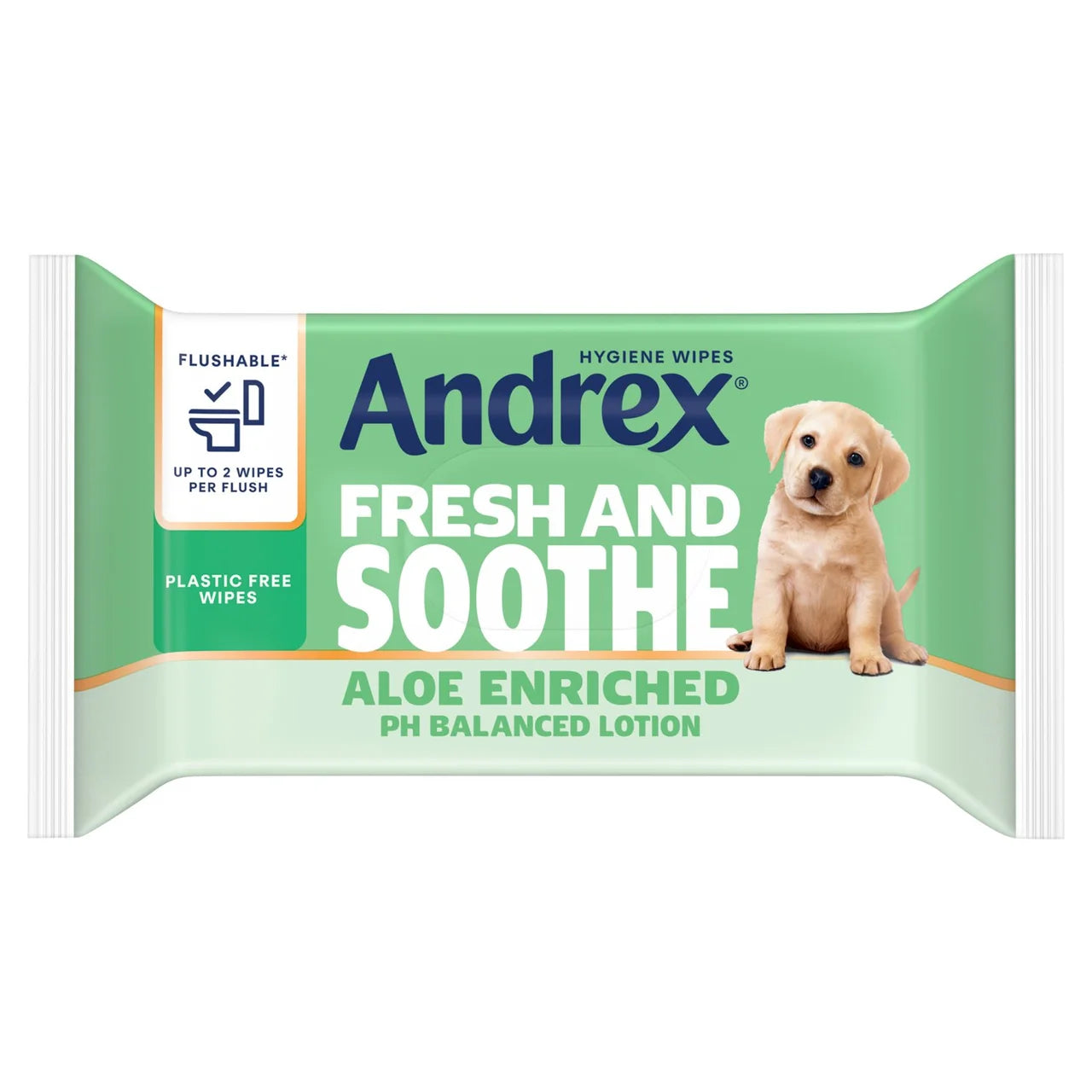 Andrex Fresh and Soothe Flushable Hygiene Wipes 36 per pack