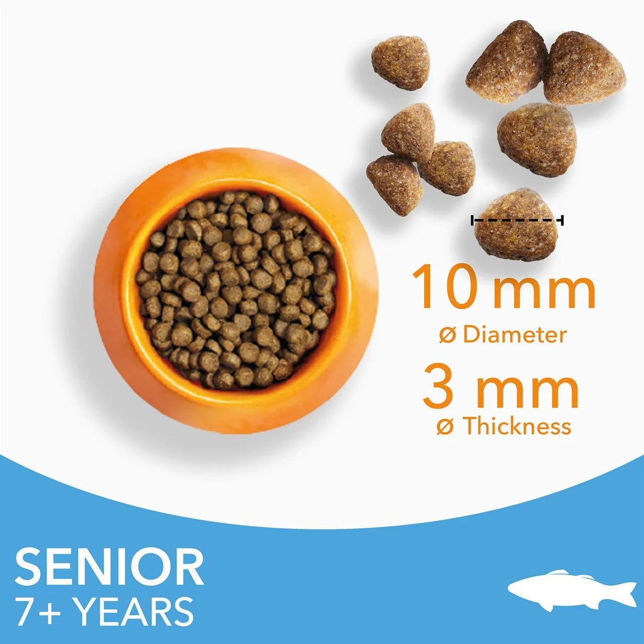 IAMS 7+ Years Senior Dry Cat Food Ocean Fish 3kg