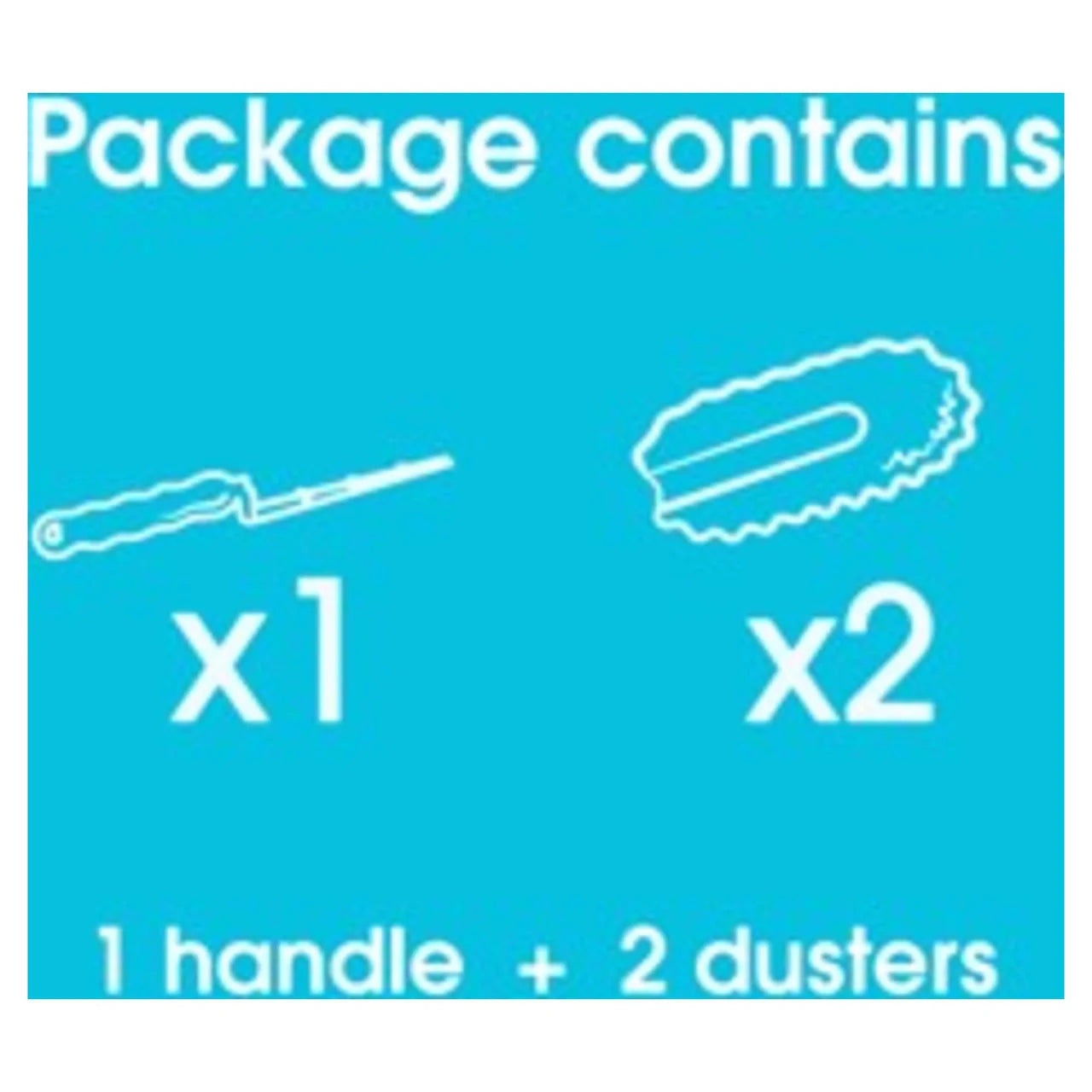 Pledge Dust It Fluffy Duster Starter Pack, 1 Handle & 2 Refills