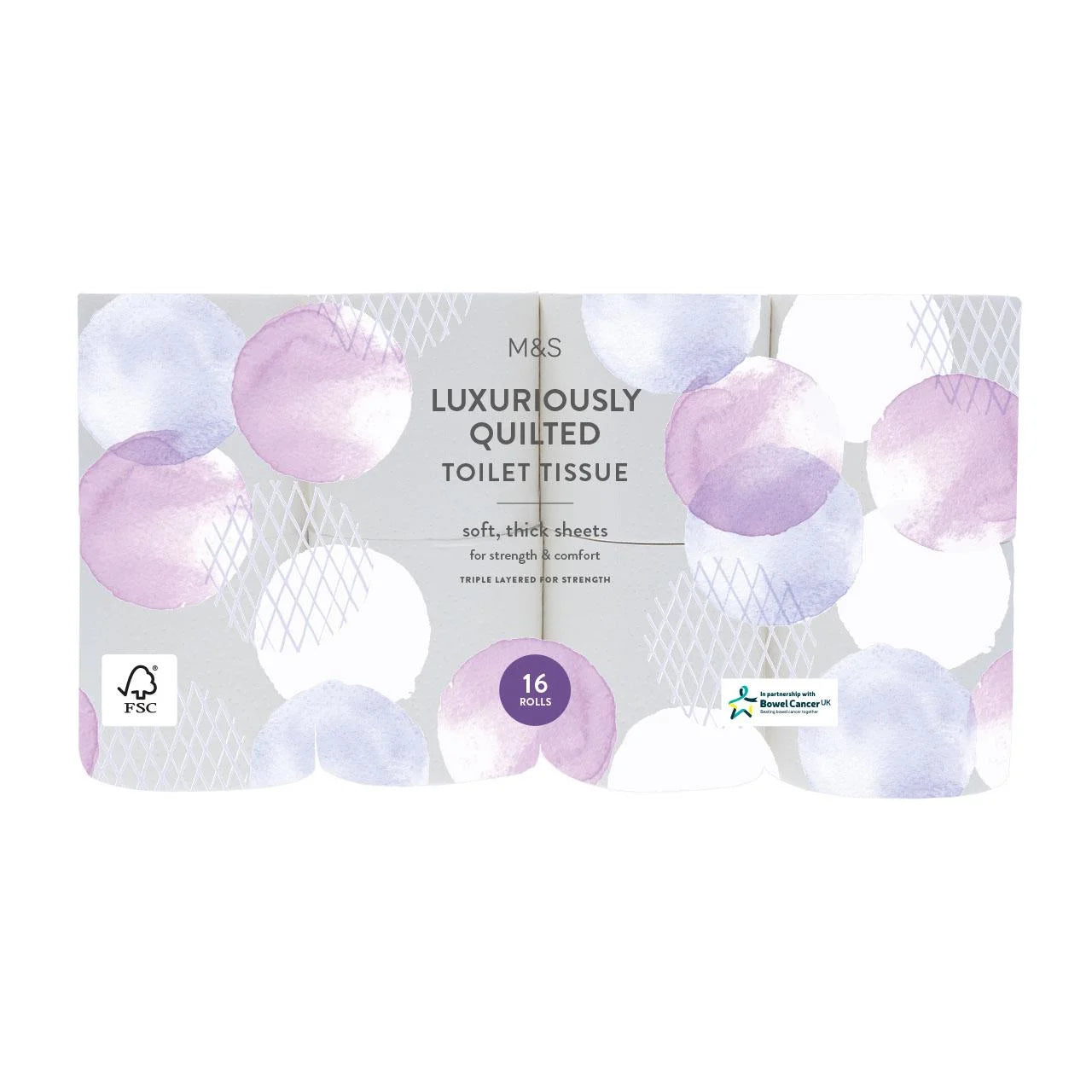 M&S Quilted Toilet Tissue 16 per pack