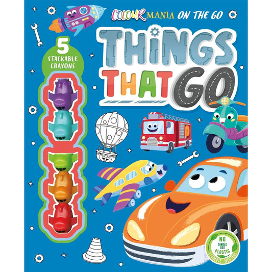 Igloo Books Colourmania On The Go - Things That Go