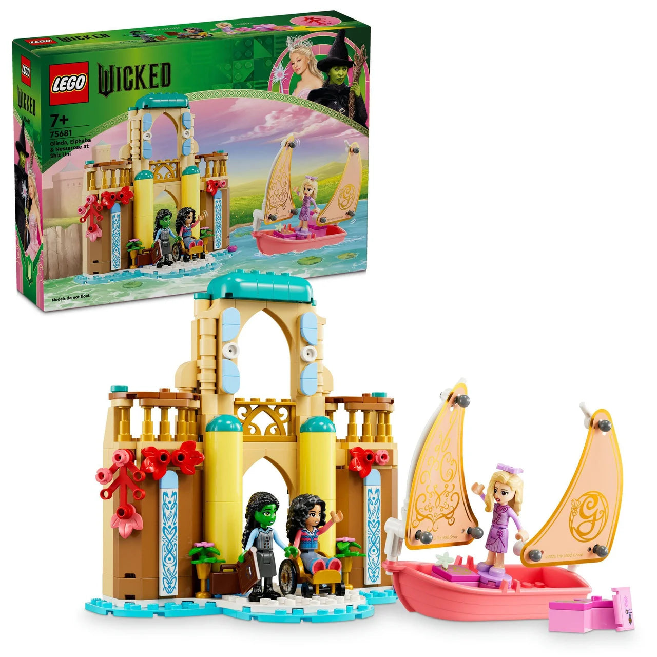 LEGO Wicked Glinda, Elphaba & Nessarose at Shiz University 75681 7+