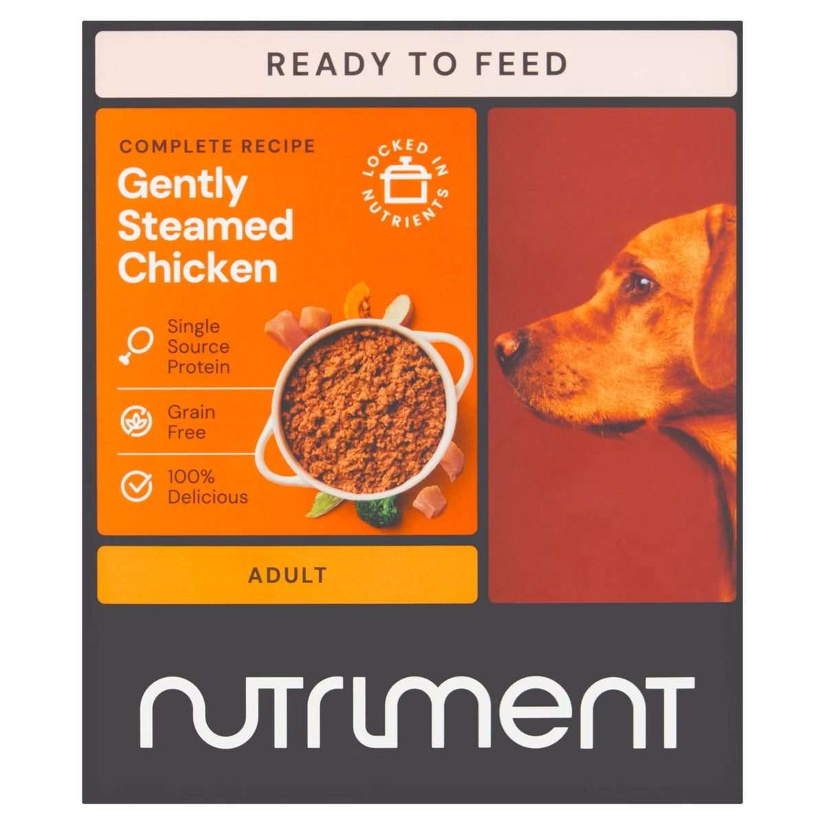 Nutriment Gently Steamed Recipe Chicken for Dogs 395g