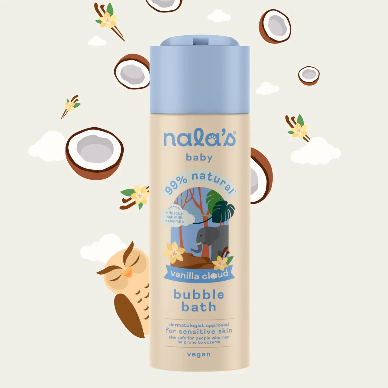 Nala's Baby Bubble Bath Vanilla Cloud 200ml