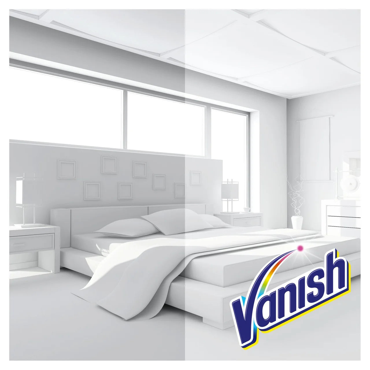 Vanish Oxi Action Fabric Stain Remover Powder Whites 470g