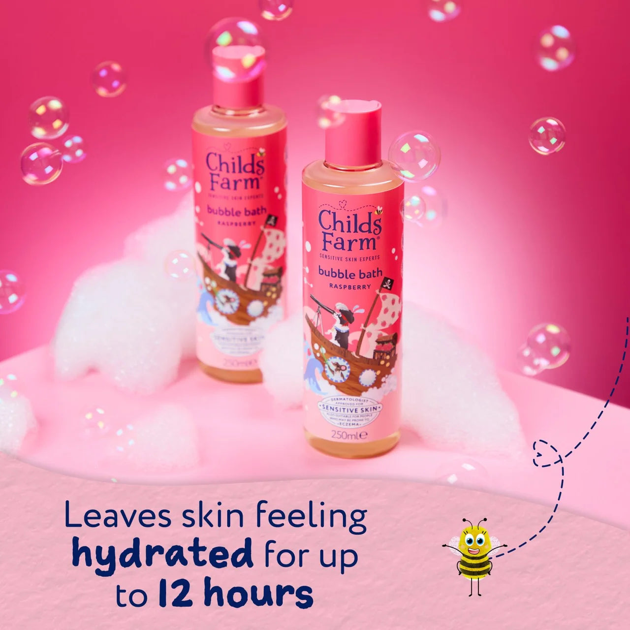 Childs Farm Bubble Bath, Raspberry 250ml